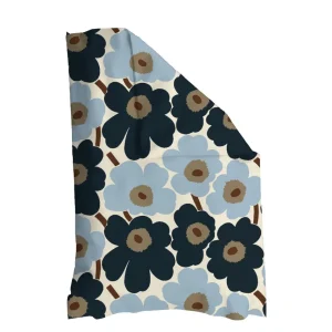 Unikko Pussilakana 240x220 cm Marimekko l.valk., mustikka, kyl.sin.